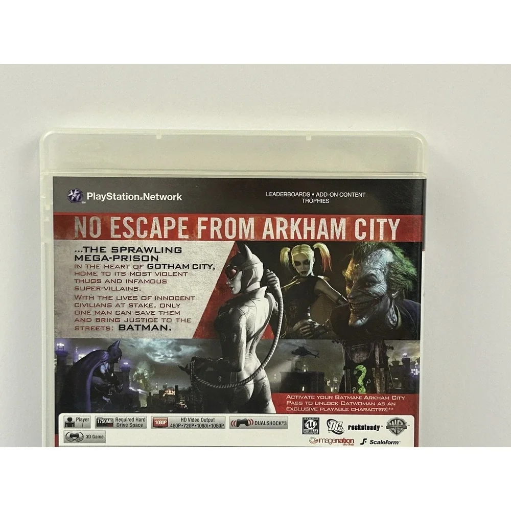 Batman Arkham City PS3 Game Complete CIB Untested Excellent Disc Condition
